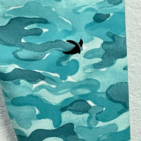 GLYDER Leggings Women's Sz XS High Power II H2O High Rise Cropped Camo Blue - Picture 7 of 10